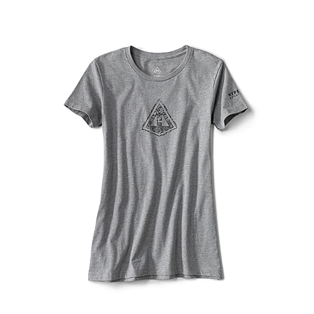 Hyperlite Mountain Gear Flora Logo Tee - Womens, Grey, XL, 1-91032-5