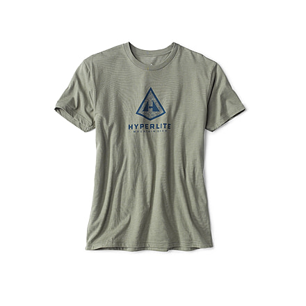 Hyperlite Mountain Gear Topo Logo Tee - Mens, Green, Large, 1-91034-4