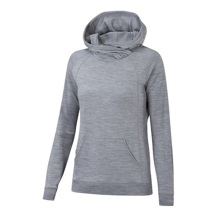 Ibex Latitude Hoody - Womens, Stone Grey Heather, Large 73340-7864-L