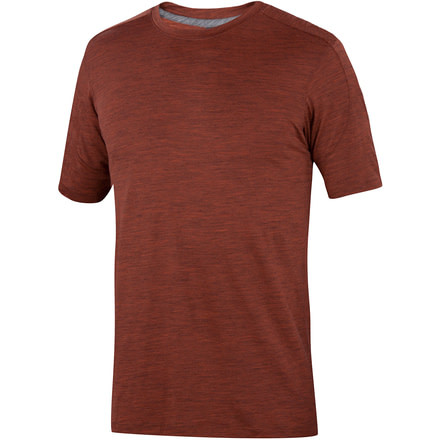 Ibex OD Heather Tee - Men's-Ochre Heather-Small