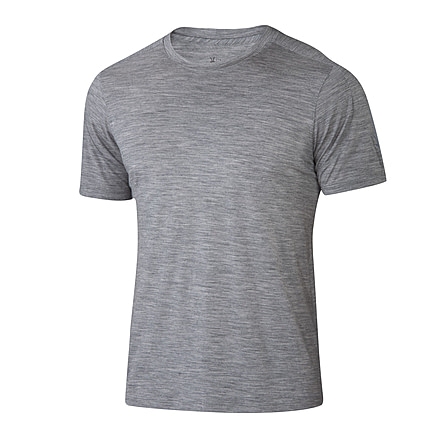 Ibex Odyssey Heather T-Shirt - Mens, Stone Grey Heather, Small 62957-7864-S