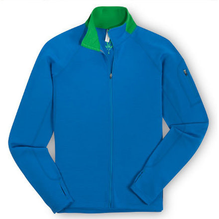 Ibex Shak Lite Full Zip Jacket - Men's-Blue Ribbon-Medium