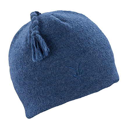 Ibex Top Knot Hat - Men's-Dark Blueprint Heather