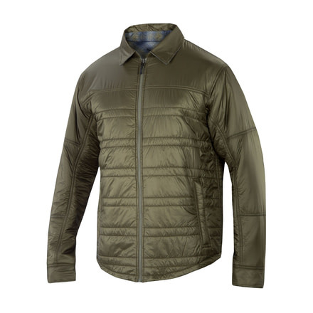 Ibex Wool Aire Shirt Jacket - Mens-Acorn-X-Large