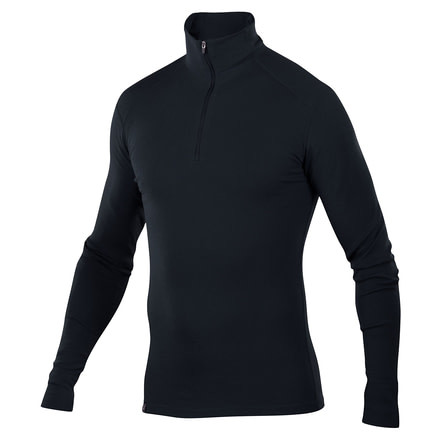Ibex Woolies 220 Zip T-Neck - Men's-Black-Small