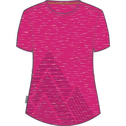 Icebreaker 125 Cool-Lite Sphere II Short Sleeve Tee Peak T-Shirt - Women's, Tempo Heather, Extra Small, IB0A56SP943XS