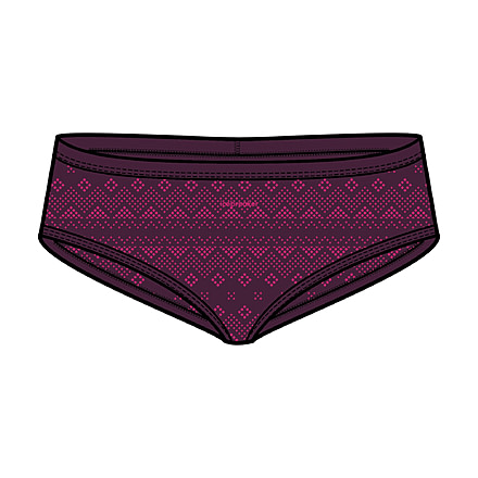 Icebreaker 150 Siren First Snow Hipkini - Women's, Nightshade/Tempo/Aop, Extra Large, IB0A56V7998XL
