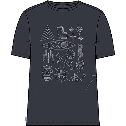 Icebreaker 150 Tech Lite II Short Sleeve Camp Essentials T-Shirt - Men's, Graphite, Small, IB0A56RA884S