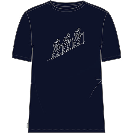 Icebreaker 150 Tech Lite II Short Sleeve Natural Ski Tour T-Shirt - Men's, Midnight Navy, 2XL, IB0A56RE401XXL