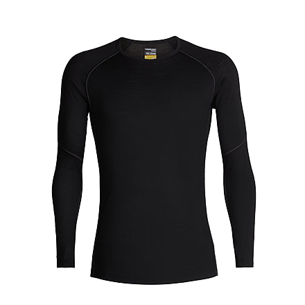 Icebreaker 150 Zone Long Sleeve Crewe, Black/Mineral, 2XL, 104347-001-XXL