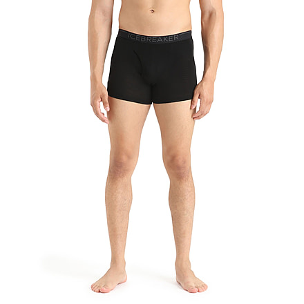 Icebreaker 175 Everyday Thermal Boxers w/ Fly - Mens, Black, Small, IB104485001S
