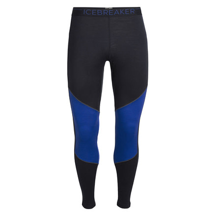Icebreaker 200 Oasis Deluxe Leggings - Mens, Midnight Navy/SURF, Medium, 104861B04M