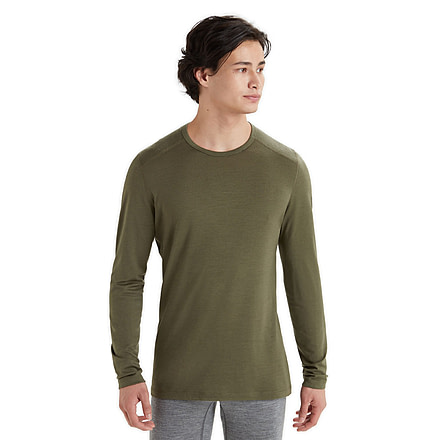 Icebreaker 200 Oasis Long Sleeve Crewe - Mens, Loden, 2XL, IB104365069XXL