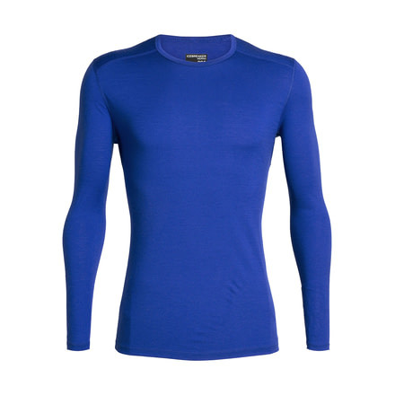 Icebreaker 200 Oasis Long Sleeve Crewe Single Line Ski - Mens, SURF, Small, 104898433S