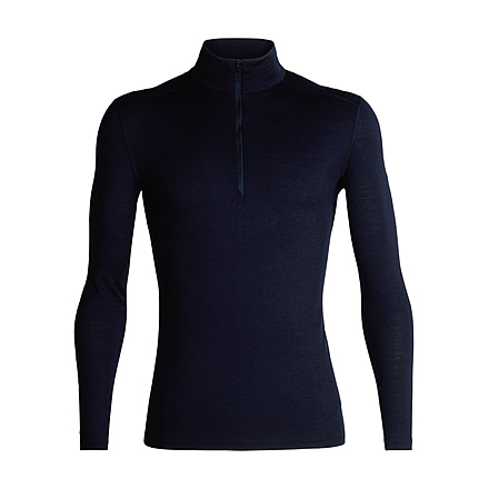 Icebreaker 200 Oasis Long Sleeve Half Zip - Mens, Midnight Navy, Small, 104367401S