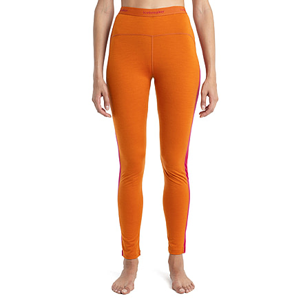 Icebreaker 200 Sonebula Thermal Leggings - Womens, Earth/Electron Pink/Cb, Small, IB0A59JS902S