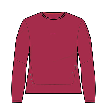 Icebreaker 200 ZoneKnit Energy Wind Long Sleeve T-Shirt - Women's, Electron Pink, Large, IB0A56VG851L