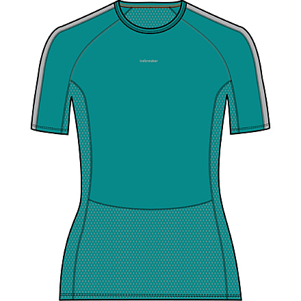 Icebreaker 200 ZoneKnit Long Sleeve Half Zip Thermal Top - Men's, Jet Heather/Black/Metro Heather/Cb, Extra Small, IB0A56H9585XS