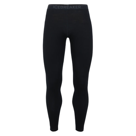 Icebreaker 260 Tech Leggings w Fly - Mens, Black, Extra Large, 104374001XL