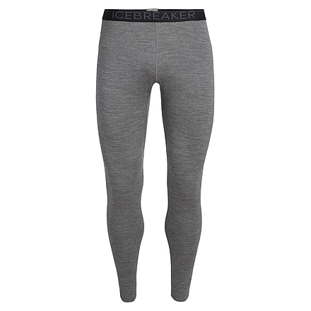 Icebreaker Merino 260 Tech Leggings wFly - Men's, Gritstone HTHR, Large, IB104374013L