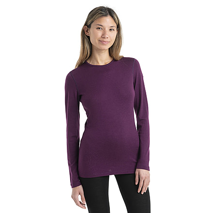 Icebreaker 260 Tech Long Sleeve Crewe - Womens, Nightshade, Small, IB104387853S