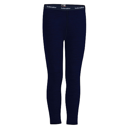 Icebreaker 260 Tech Thermal Leggings - Kids, Midnight Navy, 6US, IB1045004016
