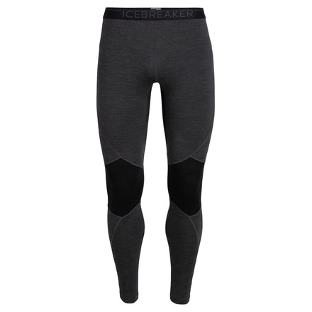 Icebreaker 260 Zone Leggings - Mens, Jet HTHR/Black, Large, 104364A01L