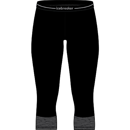 Icebreaker 260 ZoneKnit Thermal Legless - Men's, Black/Jet Heather/Cb, Large, IB0A56HK091L