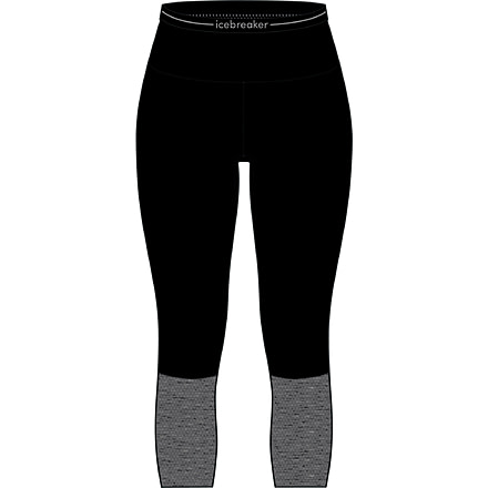 Icebreaker 260 ZoneKnit Thermal Legless - Women's, Black/Jet Heather/Cb, Small, IB0A56HM091S