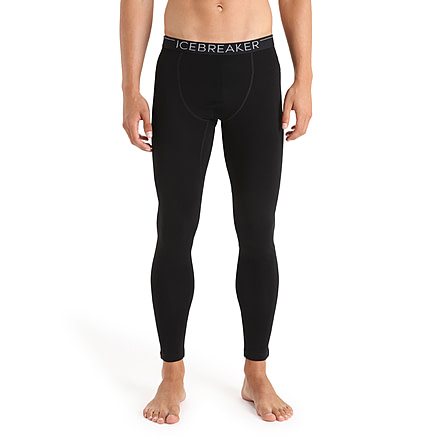 Icebreaker 300 MerinoFine Thermal Leggings - Mens, Black, 2XL, IB0A56B9001XXL
