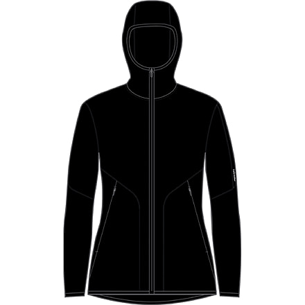 Icebreaker 560 Realfleece Elemental II Long Sleeve Zip Hoodie - Women's, Black, Medium, IB0A56SS001M