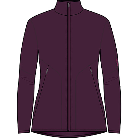 Icebreaker 560 Realfleece Elemental II Long Sleeve Zip Jackets - Women's, Nightshade, Large, IB0A56SR853L