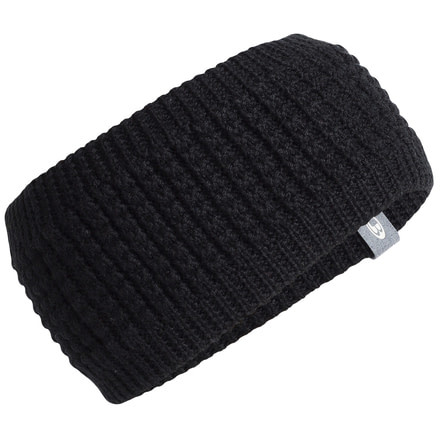 Icebreaker Affinity Headband - Unisex-Black/Metro
