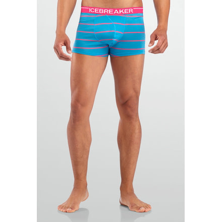 Icebreaker Anatomica Boxers - Men's-Agean/Shocking-Large