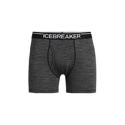 Icebreaker Anatomica Boxers w/ Fly - Men's, Gritstone Heather, 2XL, IB103030038XXL