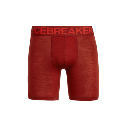 Icebreaker Anatomica Zone Long Boxers - Mens, SIENNA/CHILI RED, Large, 104114601L
