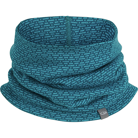 Icebreaker Apex Chute Neck Gaiter, Kingfisher/ Artic Teal, One Size, 104409401OS