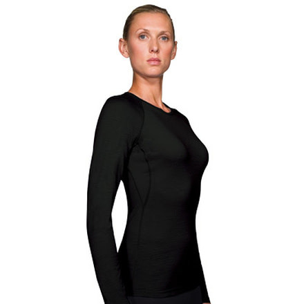 Icebreaker Atlas 150 Long Sleeve Shirt Women's - Black M