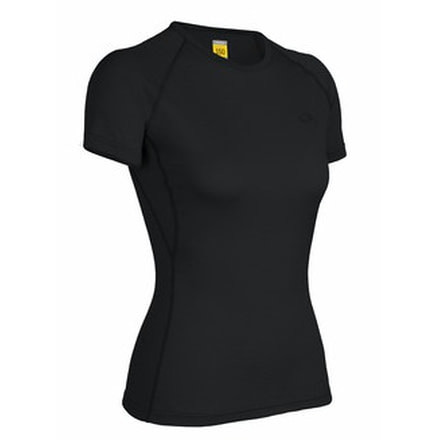 Icebreaker Atlas 150 Short Sleeve Top - Women's-Black-Medium