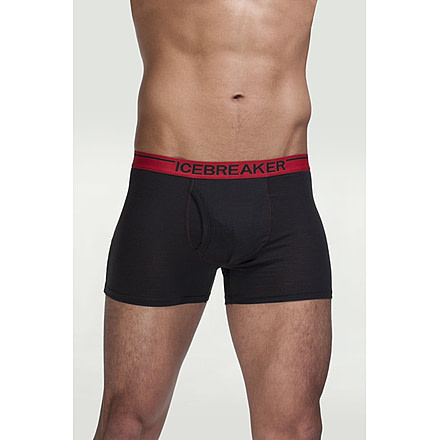 Icebreaker Body Fit Boxer Brief w/Fly 150 Clearance - Men's-Small-Carbon