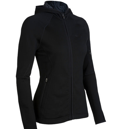 Icebreaker Cascade Hood Fleece - Women's-Medium-Panther