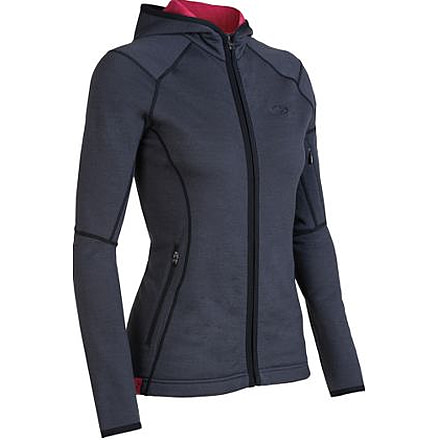 Icebreaker Cascade Hood Fleece - Women's-X-Large-Black