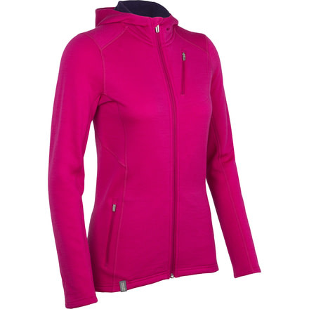 Icebreaker Cascade Hood Jacket Clearance - Women's-Medium-Magenta