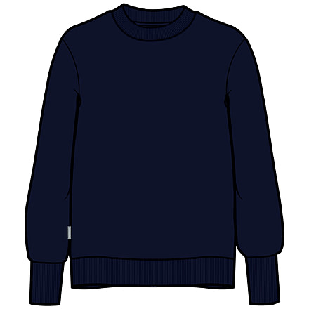 Icebreaker Central II Long Sleeve Sweatshirt - Women's, Midnight Navy, Extra Large, IB0A56L2401XL
