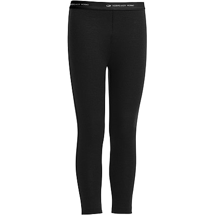 Icebreaker Compass Leggings - Kids'-Black-4