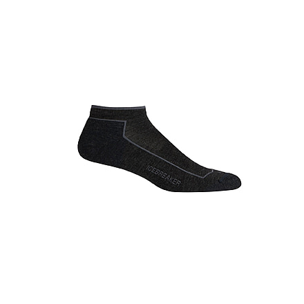 Icebreaker Cool-Lite Hike Low Cut Socks - Men's, Jet Heather, Medium, IB104657011M