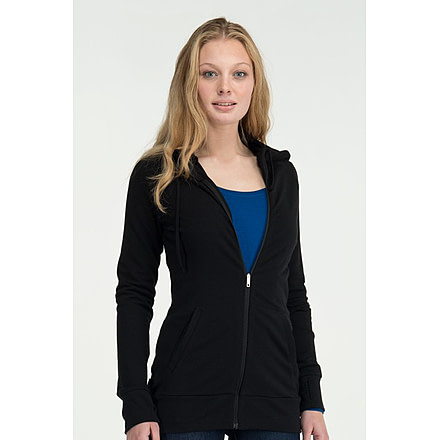 Icebreaker Crush Long Sleeve Hood Clearance - Women's-Black-Medium