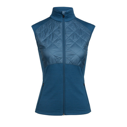 Icebreaker Ellipse Vest, Prussian Blue, L, 103785402L