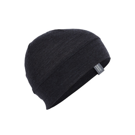 Icebreaker Flexi Ponytail Beanie-Black Heather-One Size