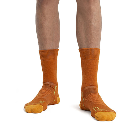 Icebreaker Hike+ Heavy Crew Socks - Men's, Earth/Bio Lime/Solar, Extra Large, IB105104952XL